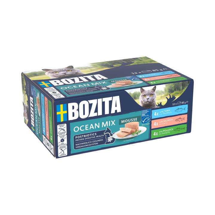 BOZITA Katzen-Nassfutter Mousse Ocean Mix